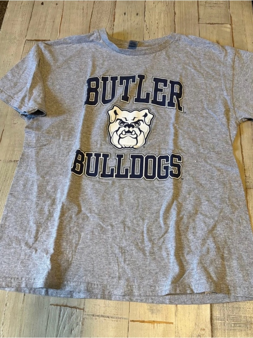 Butler Bulldogs Heather Gray Graphic Tee